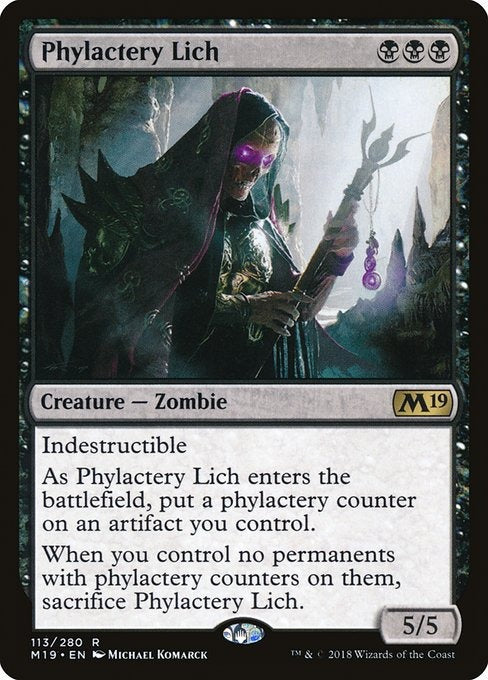 Card # 113  Phylactery Lich Magic 19