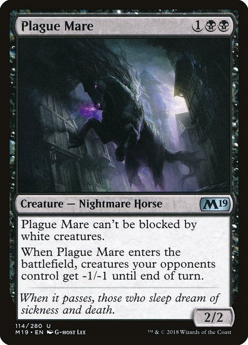 Card # 114  Plague Mare Magic 19