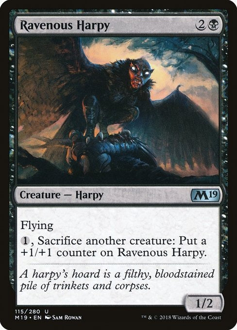 Card # 115  Ravenous Harpy Magic 19