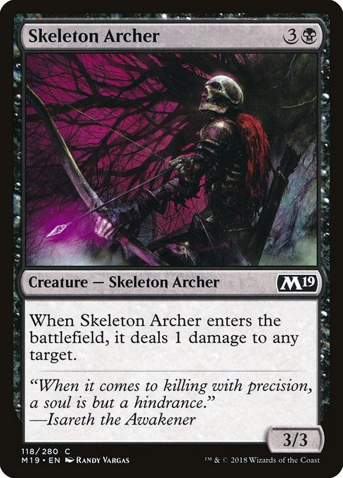 Card # 118  Skeleton Archer Magic 19