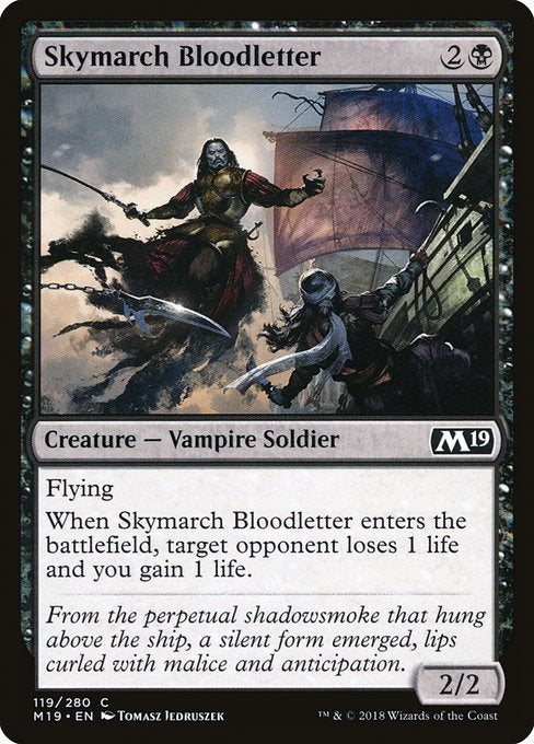 Card # 119  Skymarch Bloodletter Magic 19
