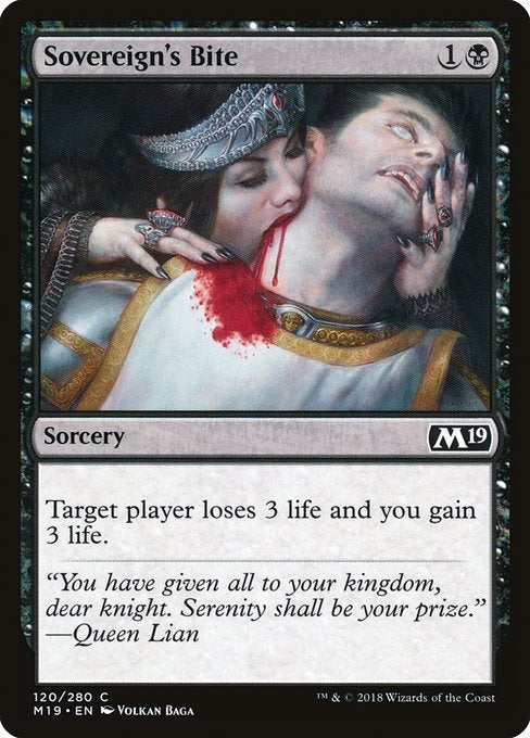 Card # 120  Sovereign's Bite Magic 19