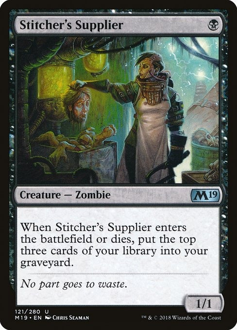 Card # 121  Stitcher's Supplier Magic 19