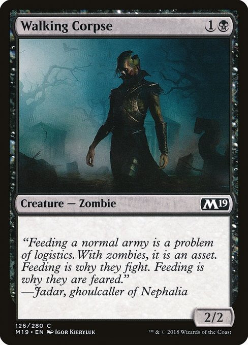 Card # 126  Walking Corpse Magic 19