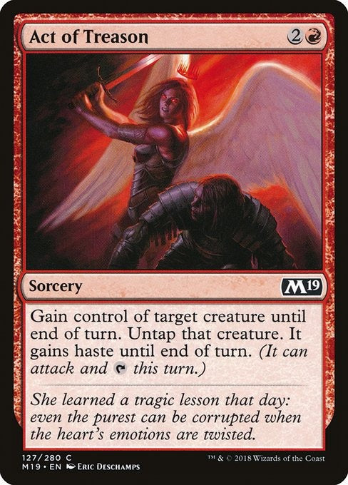 Card # 127  Act of Treason Magic 19