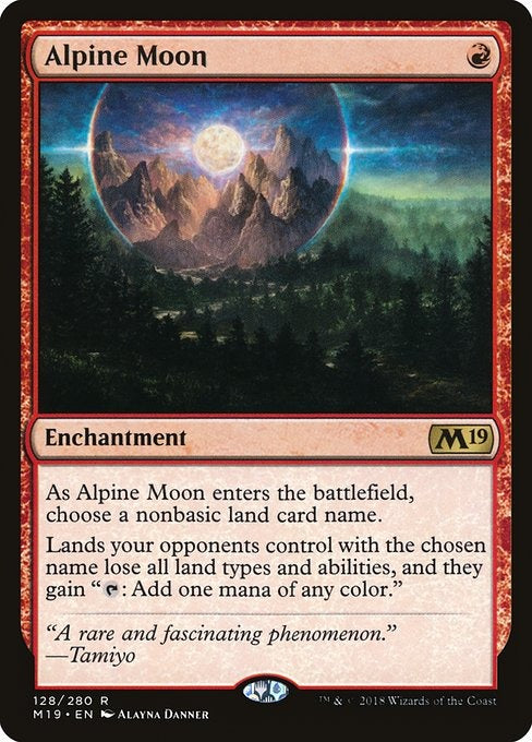 Card # 128  Alpine Moon Magic 19