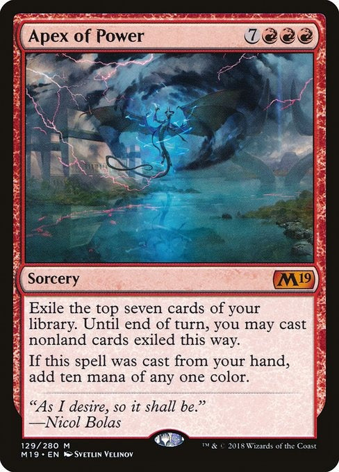 Card # 129  Apex of Power Magic 19