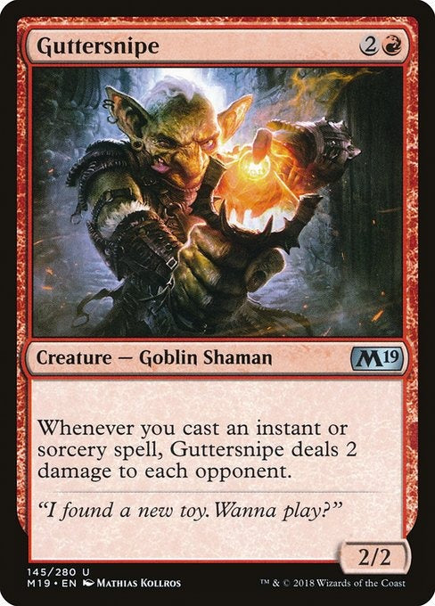 Card # 145  Guttersnipe Magic 19