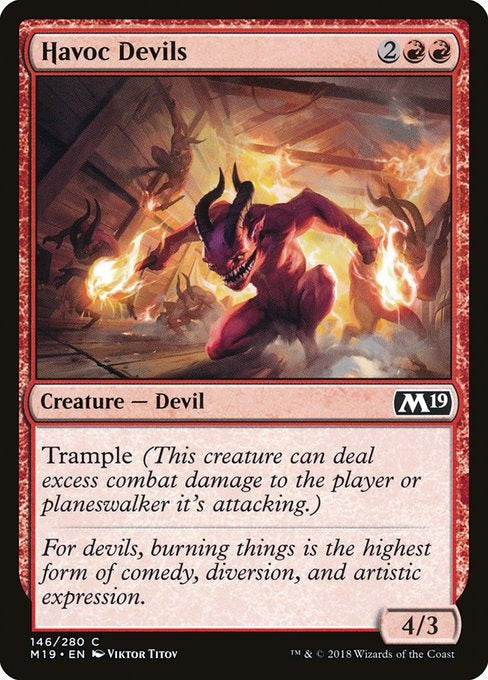 Card # 146  Havoc Devils Magic 19
