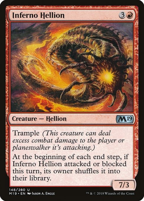Card # 148  Inferno Hellion Magic 19