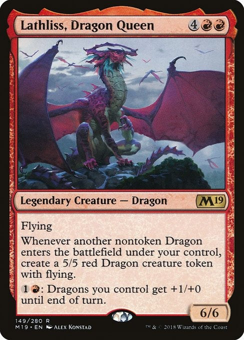 Card # 149  Lathliss, Dragon Queen Magic 19