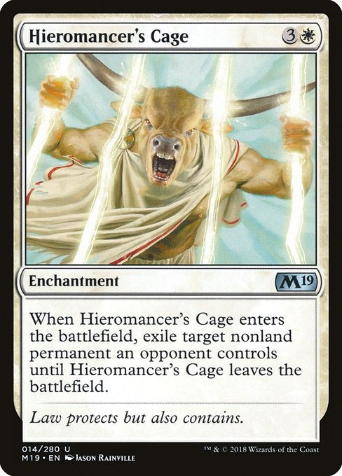Card # 14  Hieromancer's Cage Magic 19