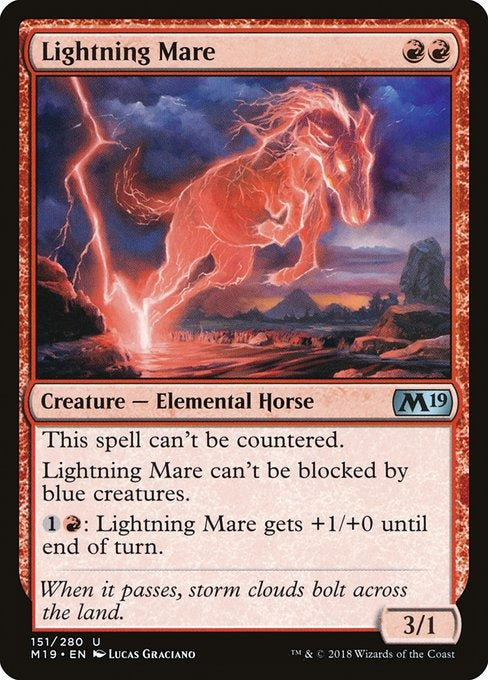 Card # 151  Lightning Mare Magic 19