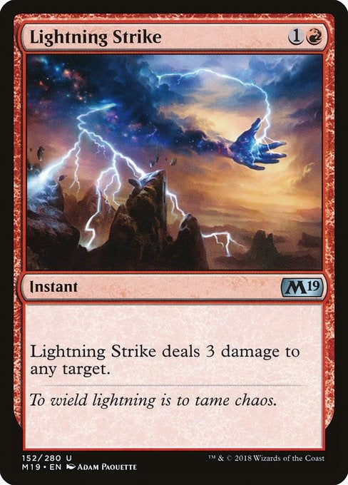 Card # 152  Lightning Strike Magic 19