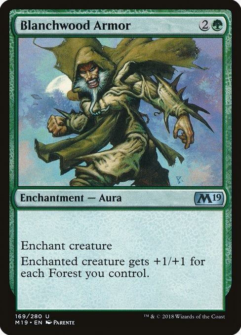 Card # 169  Blanchwood Armor Magic 19
