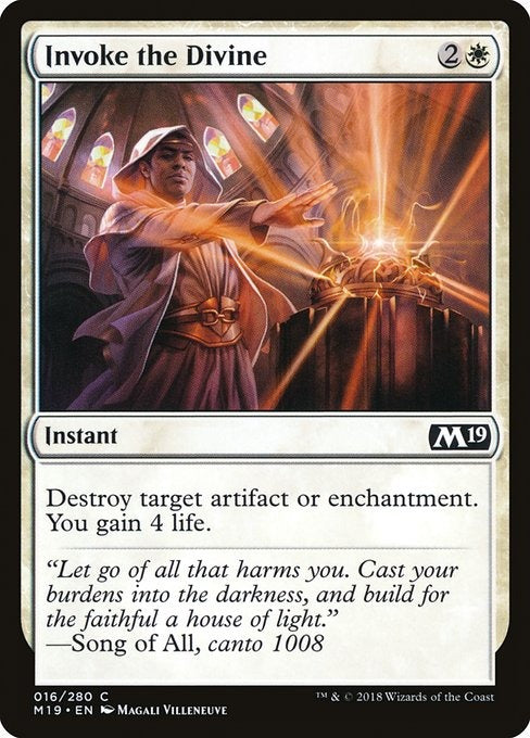 Card # 16  Invoke the Divine Magic 19