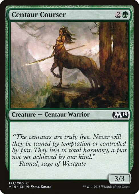 Card # 171  Centaur Courser Magic 19