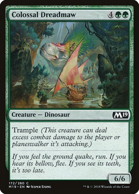 Card # 172  Colossal Dreadmaw Magic 19