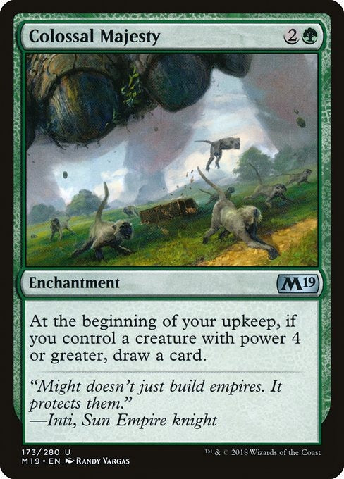 Card # 173  Colossal Majesty Magic 19