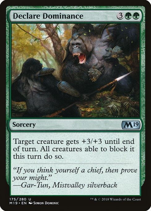 Card # 175  Declare Dominance Magic 19