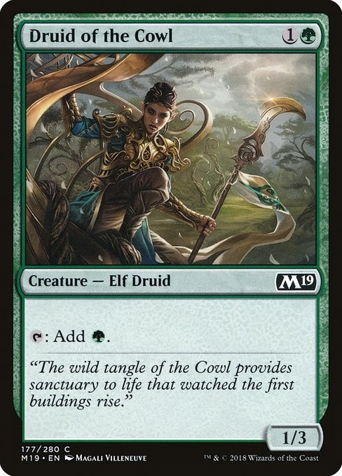 Card # 177  Druid of the Cowl Magic 19