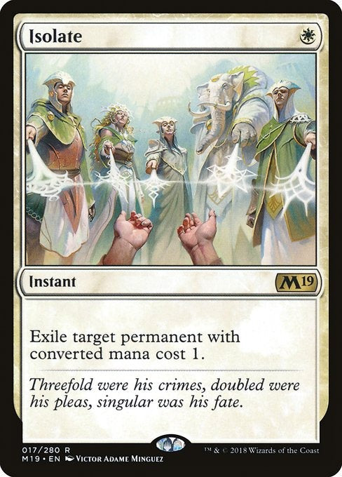 Card # 17  Isolate Magic 19