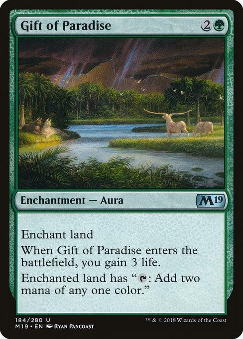 Card # 184  Gift of Paradise Magic 19