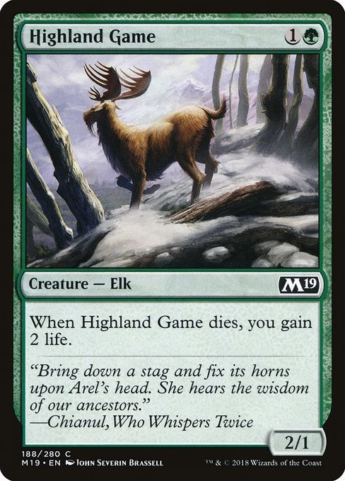 Card # 188  Highland Game Magic 19