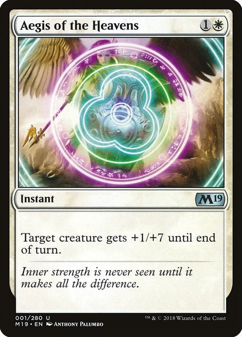 Card # 1  Aegis of the Heavens Magic 19