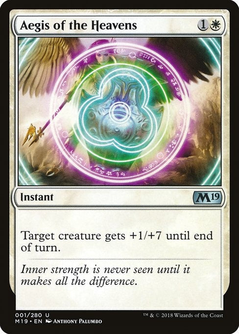 Card # 1  Aegis of the Heavens Magic 19
