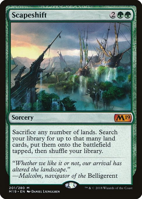 Card # 201  Scapeshift Magic 19