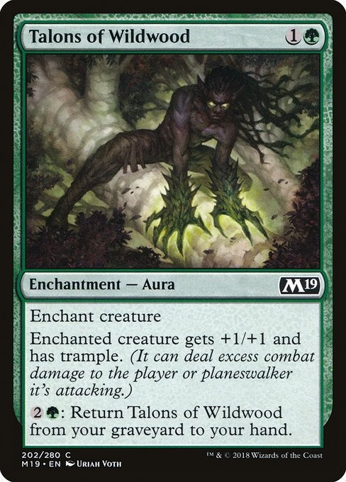 Card # 202  Talons of Wildwood Magic 19