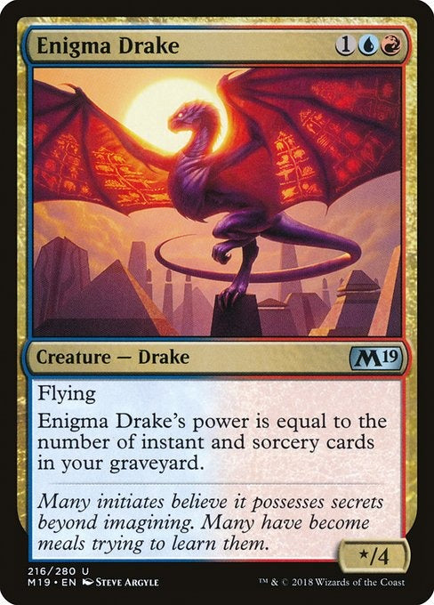 Card # 216  Enigma Drake Magic 19