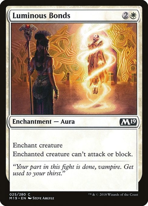 Card # 25  Luminous Bonds Magic 19