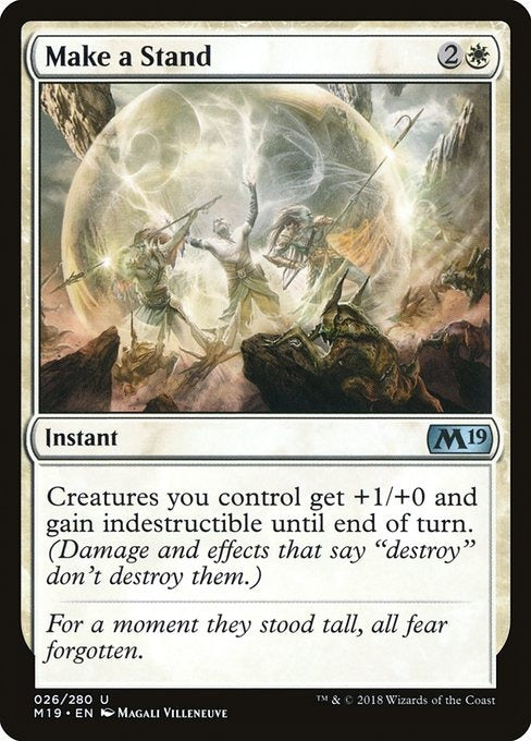 Card # 26  Make a Stand Magic 19