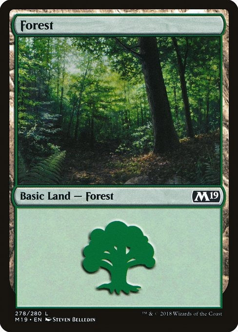 Card # 279  Forest Magic 19