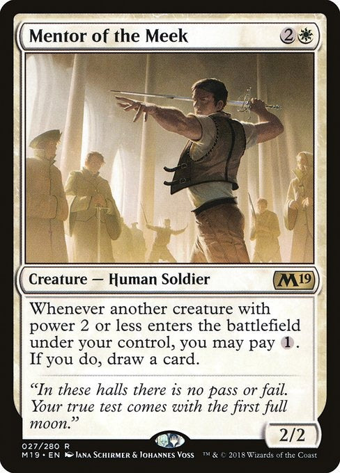 Card # 27  Mentor of the Meek Magic 19