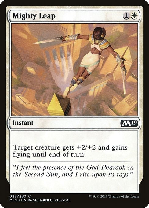 Card # 28  Mighty Leap Magic 19
