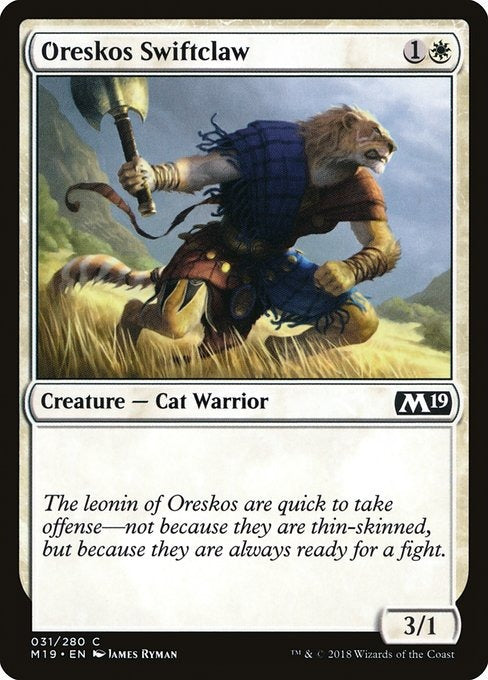 Card # 31  Oreskos Swiftclaw Magic 19