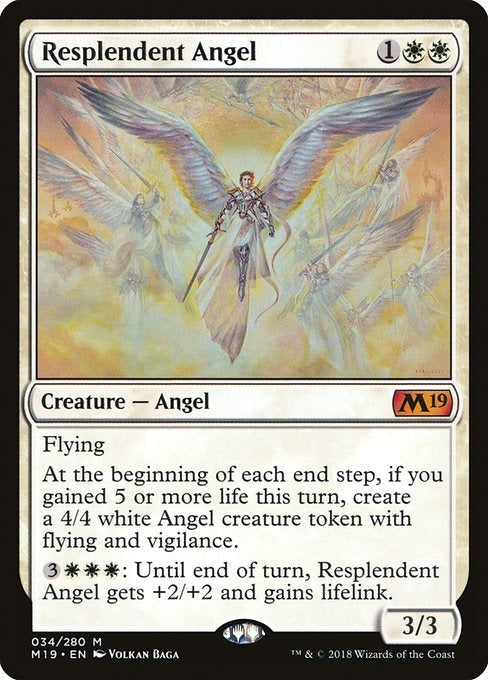 Card # 34  Resplendent Angel Magic 19