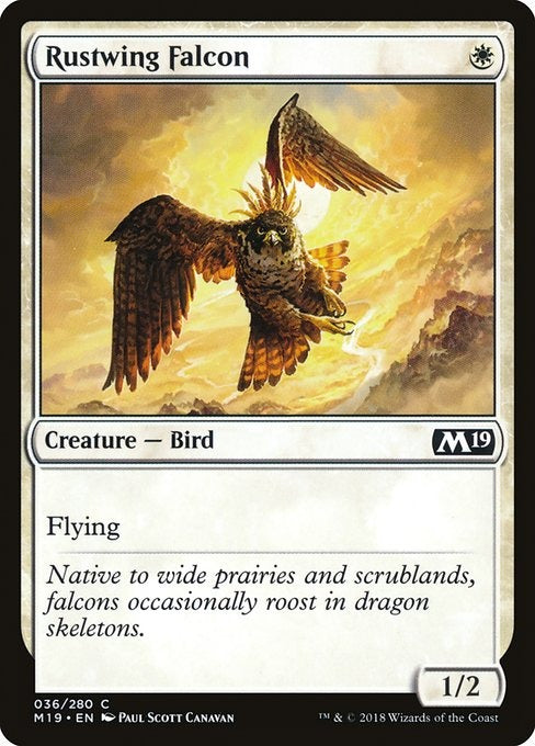 Card # 36  Rustwing Falcon Magic 19
