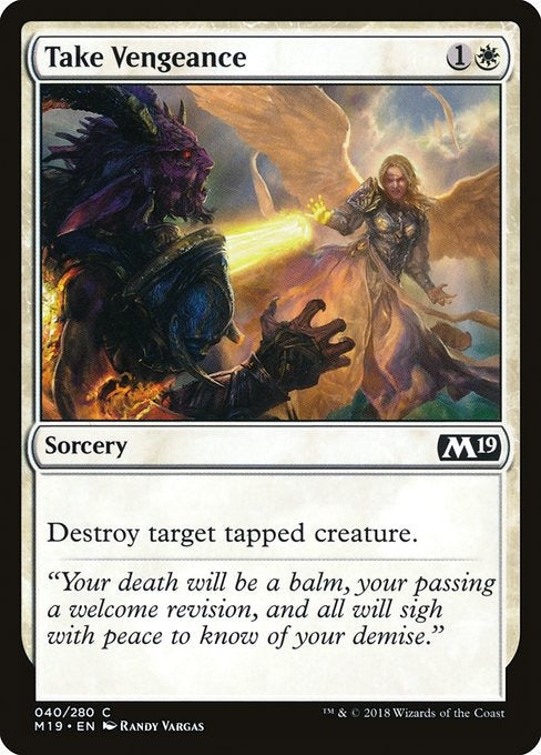Card # 40  Take Vengeance Magic 19
