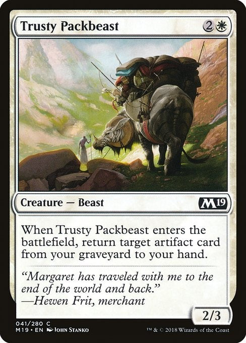 Card # 41  Trusty Packbeast Magic 19
