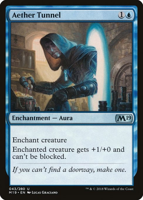 Card # 43  Aether Tunnel Magic 19