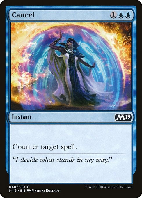 Card # 48  Cancel Magic 19