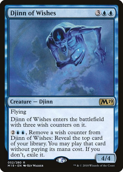 Card # 52  Djinn of Wishes Magic 19