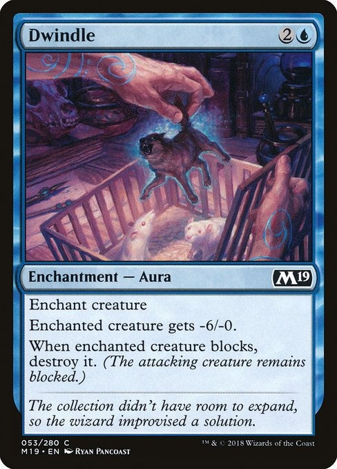 Card # 53  Dwindle Magic 19