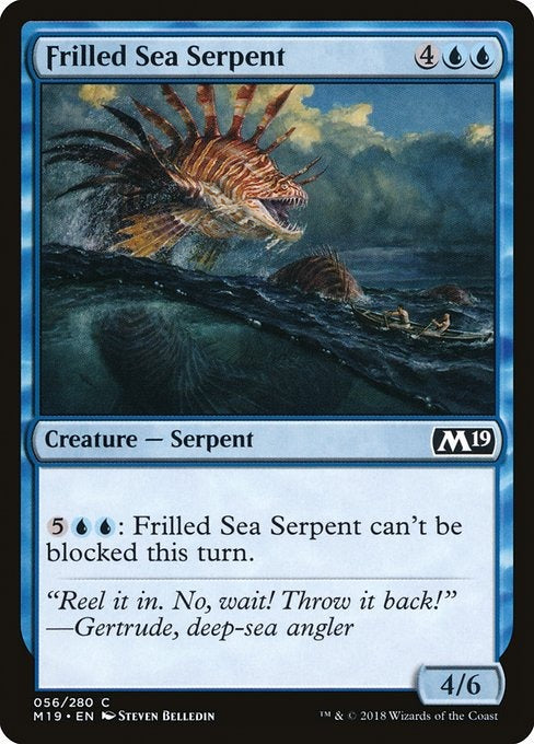Card # 56  Frilled Sea Serpent Magic 19