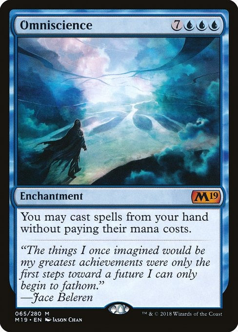 Card # 65  Omniscience Magic 19