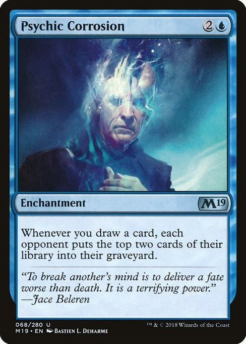 Card # 68  Psychic Corrosion Magic 19